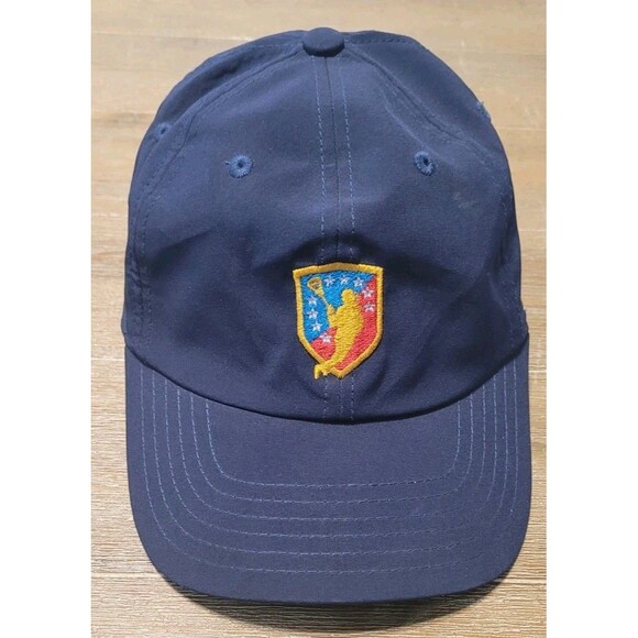 Lacrosse Logo Themed American Needle Strapback Hat One Size - Picture 1 of 5